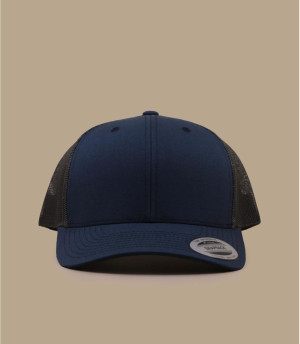 Casquette trucker bleu et gris