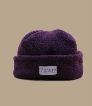 Crown Beanie potent purple